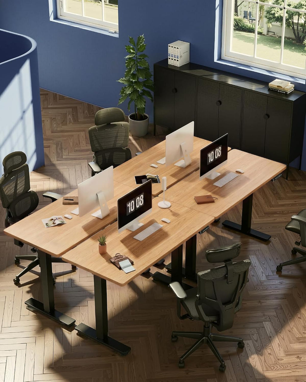 FLEXISPOT EN1 Standing Desk - Maple - 48" X 30"