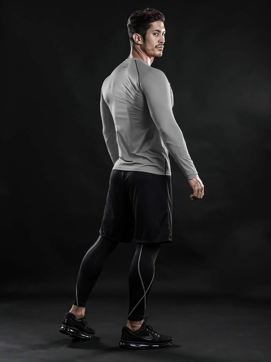 1-4 Pack Long Sleeve Compression Shirts - Men's  