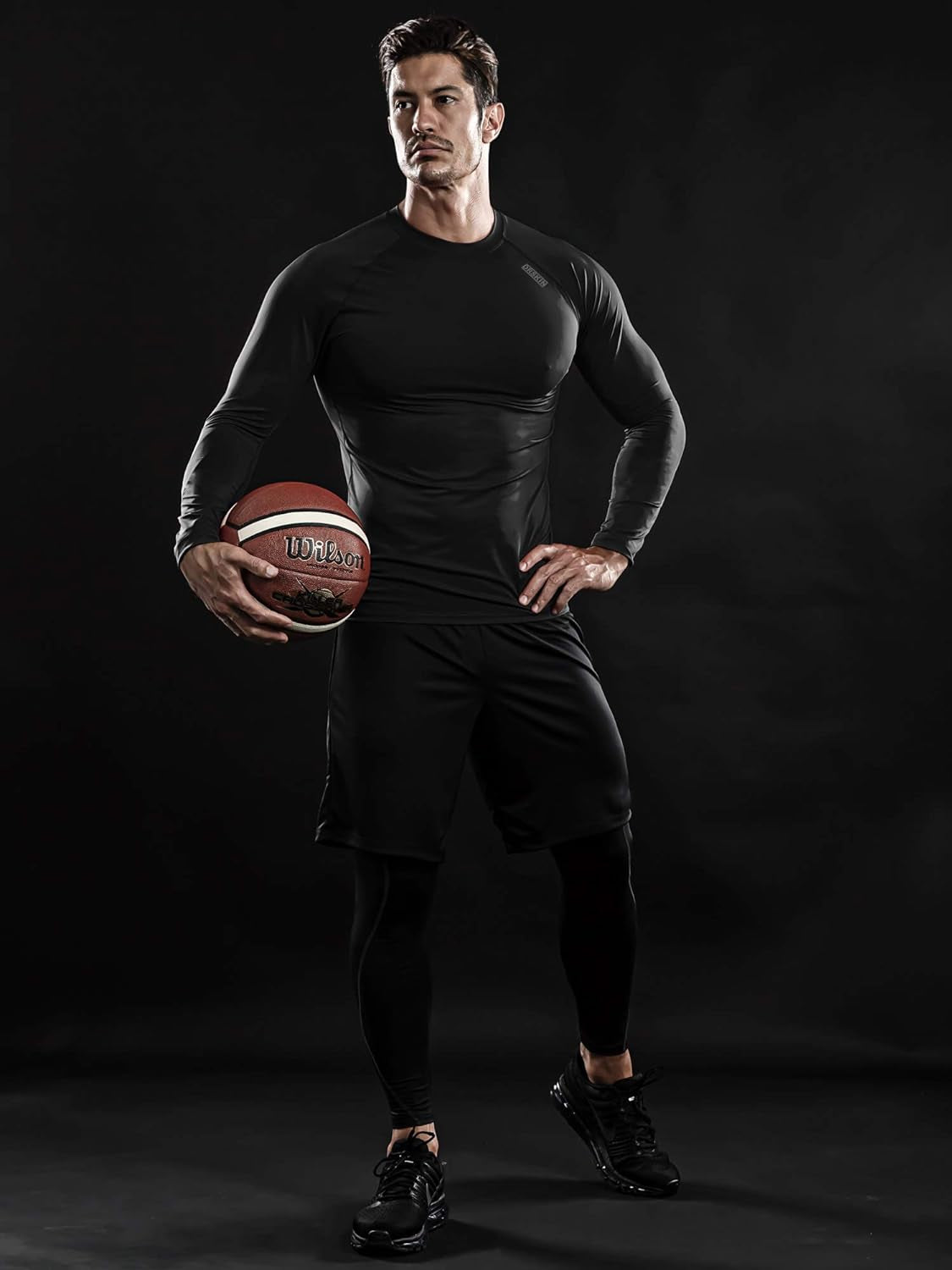 1-4 Pack Long Sleeve Compression Shirts - Men's  