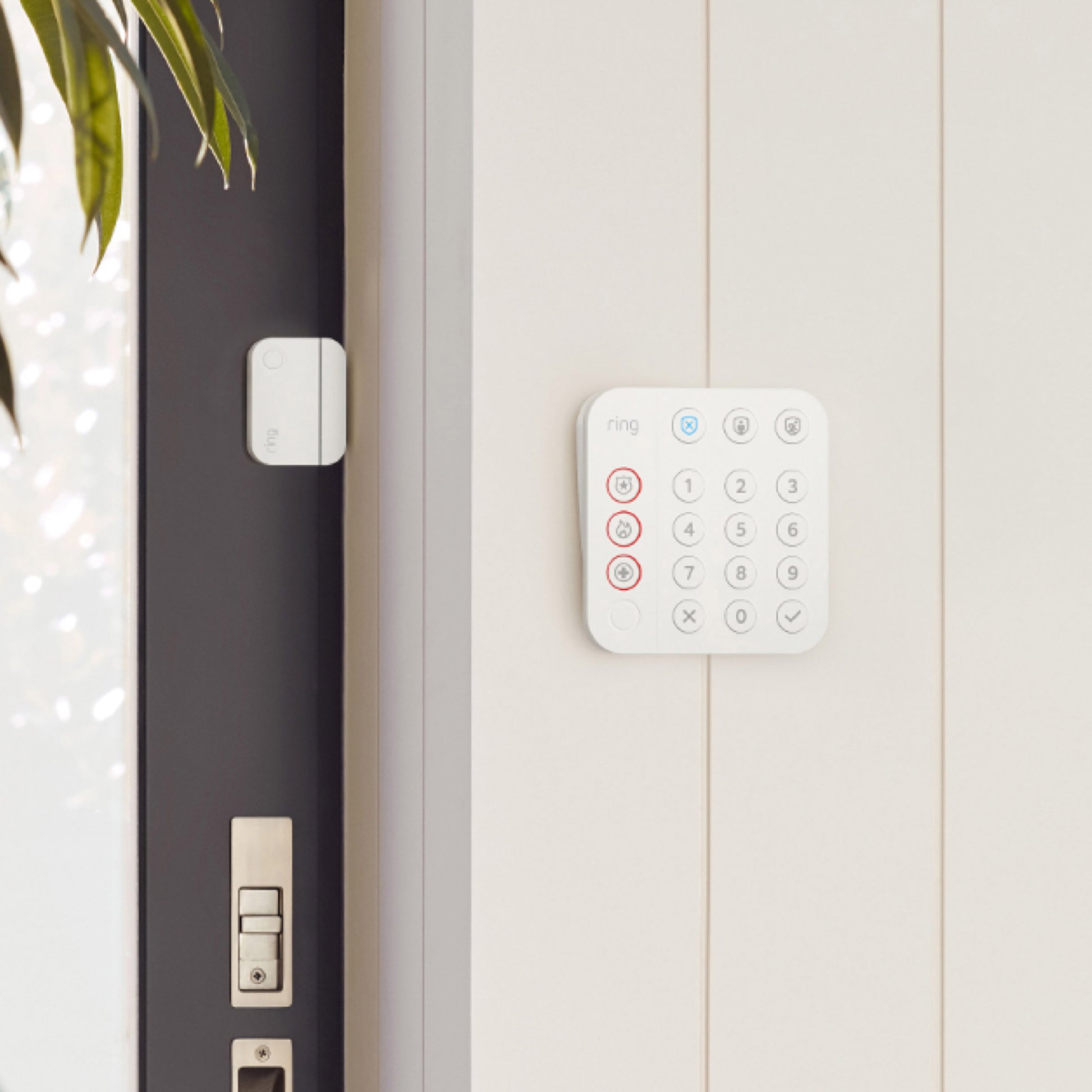 Ring Alarm 8-Piece Home Security Kit (Gen 2) with Included Panic Button, Motion Detector and Contact Sensors