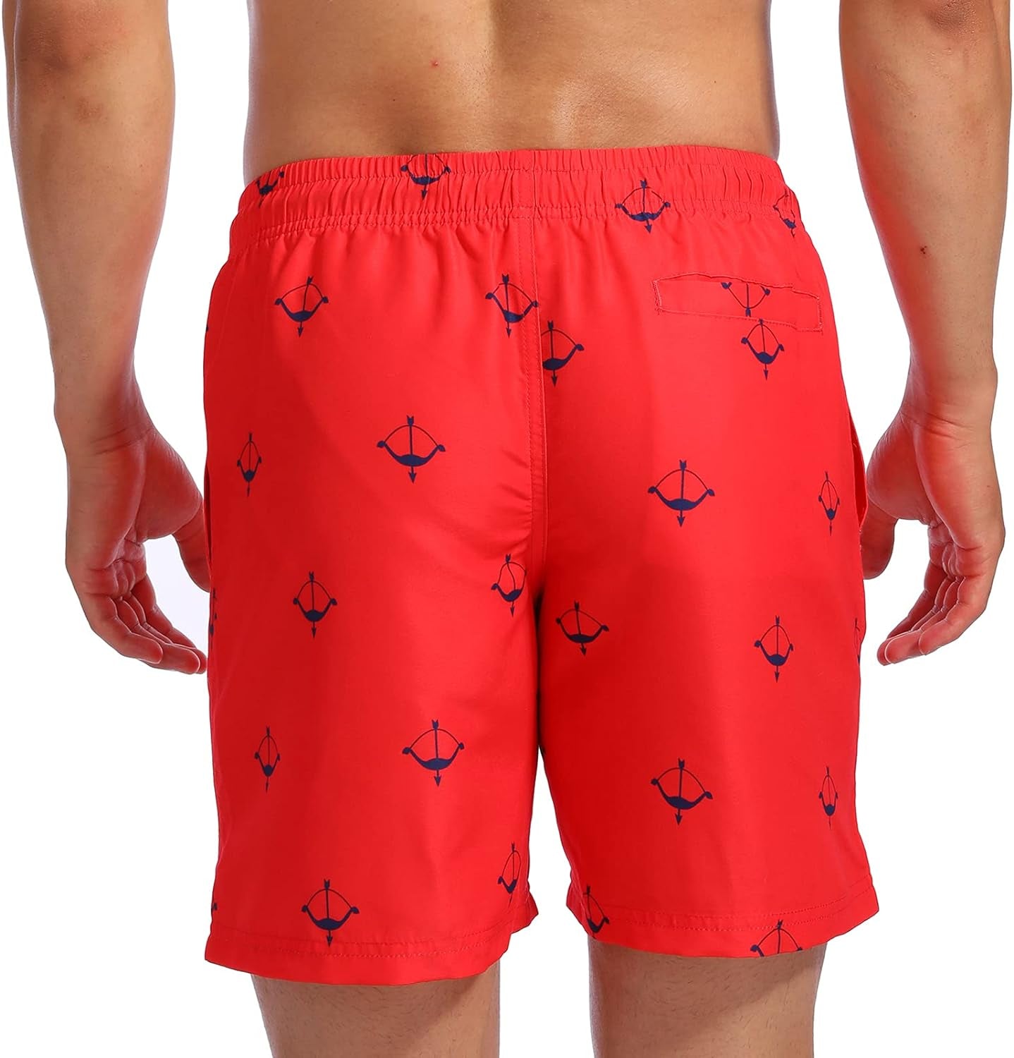 Quick Dry Swim Shorts with Mesh Lining - Men's