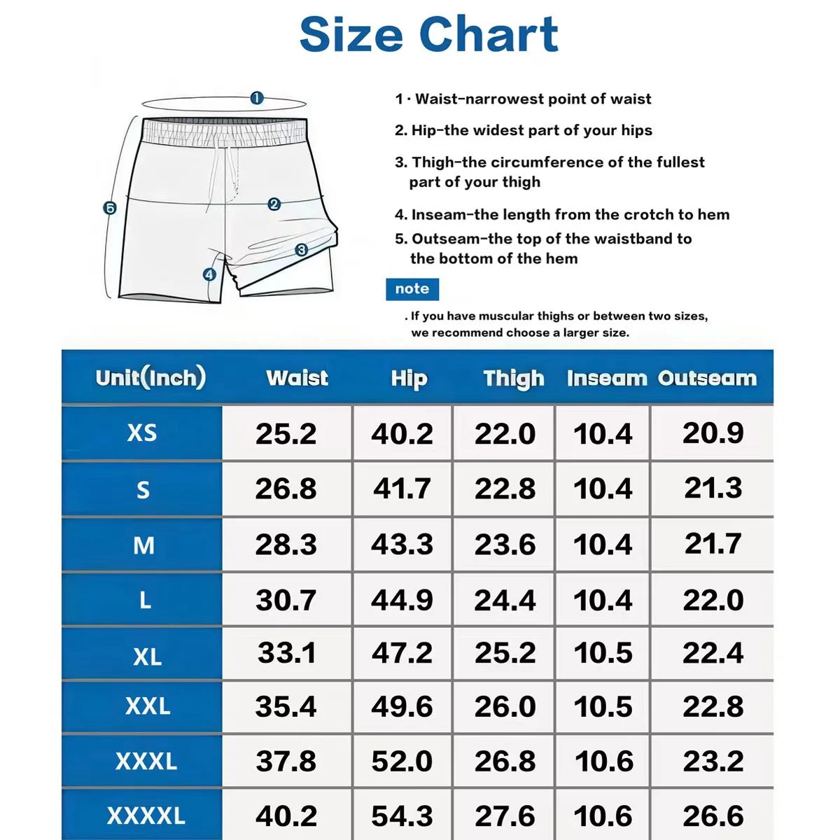 Quick Dry Swim Trunks with Compression Liner - Men's 