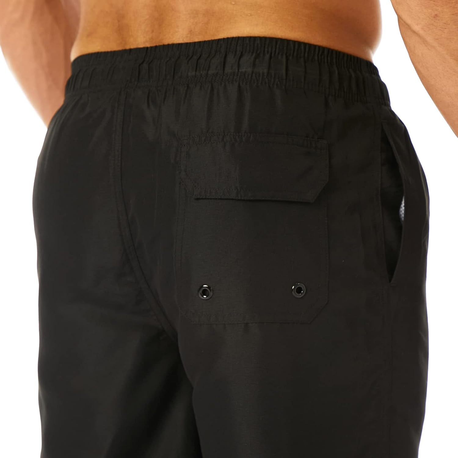 9 Inch Inseam Quick Dry Swim Shorts with Mesh Lining - Men's 