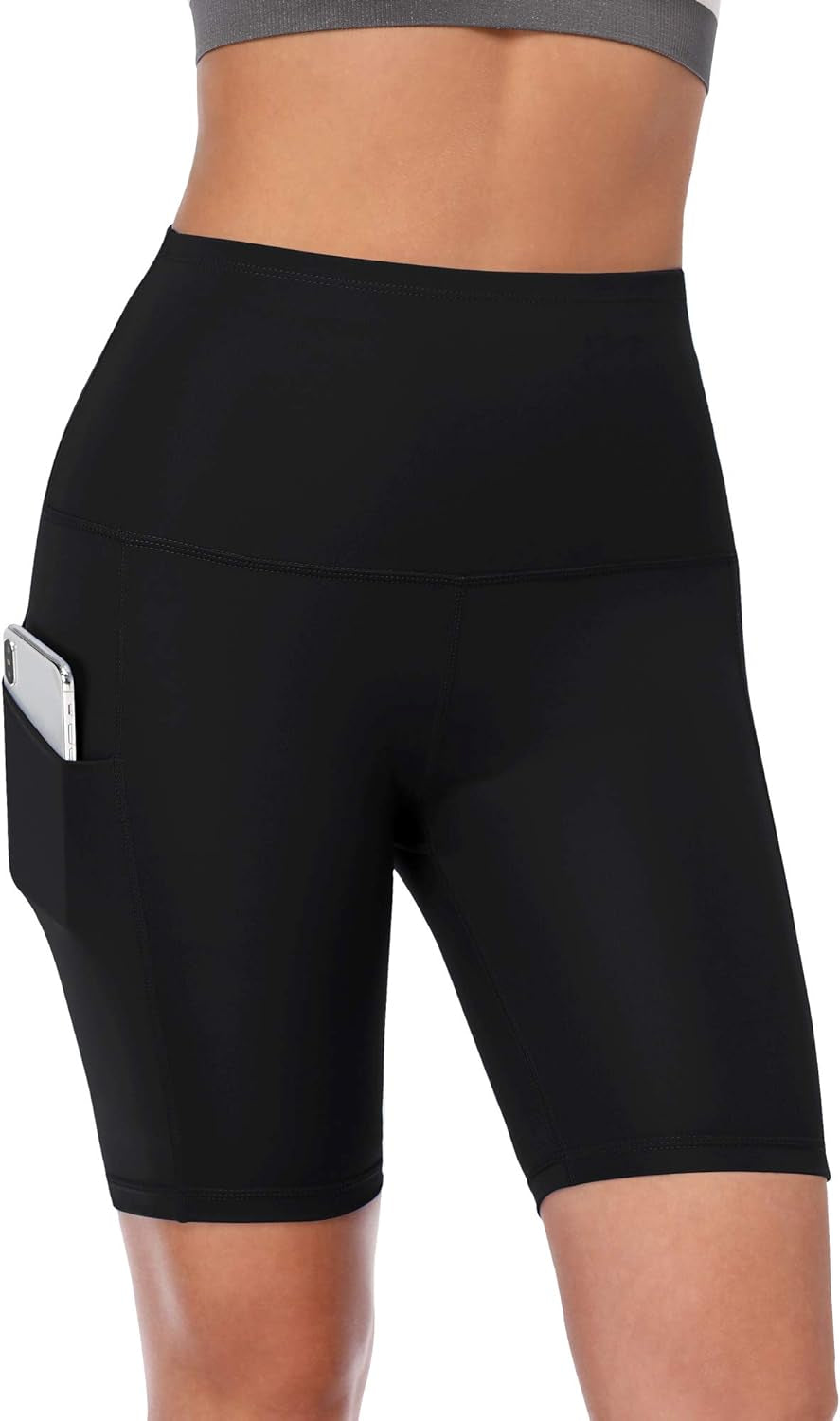 High Waist Spandex Shorts - Women's 