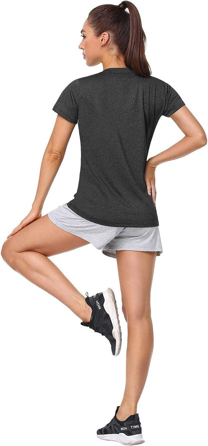 3-4 Pack Dry Fit Short Sleeve T-Shirt - Women's 