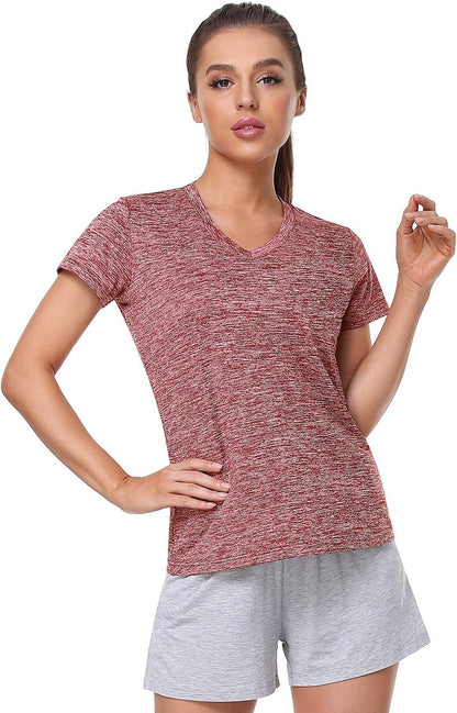 3-4 Pack Dry Fit Short Sleeve T-Shirt - Women's 