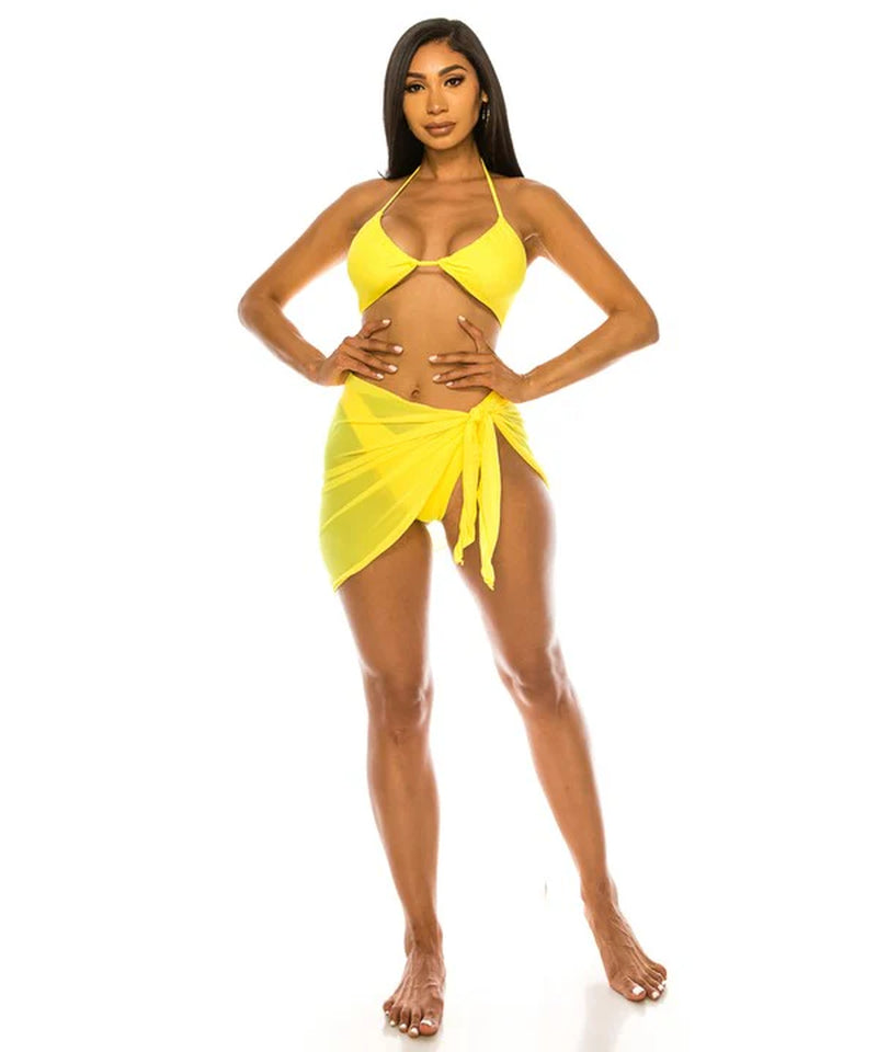 Three Piece Swimwear Set - Women's 