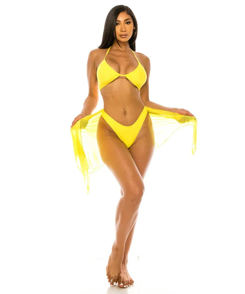 Three Piece Swimwear Set - Women's 