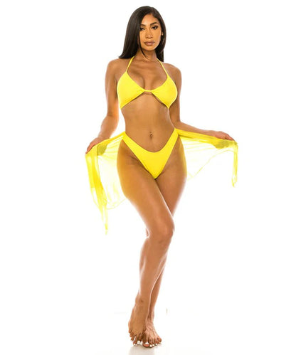 Three Piece Swimwear Set - Women's 