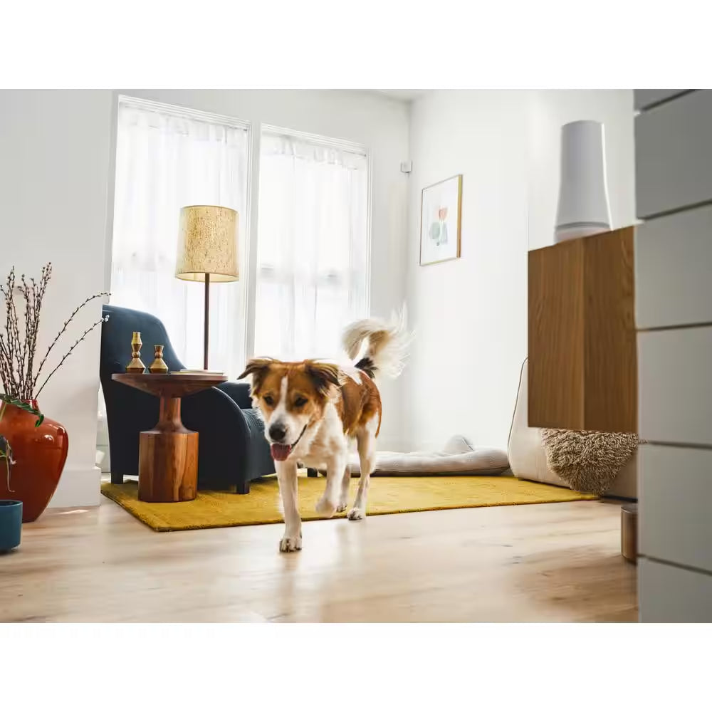 Smart Home Security System (7 Pc.) with Base Station, Siren, Keypad, Motion Sensor, 3 Entry Sensors, and Key Fob