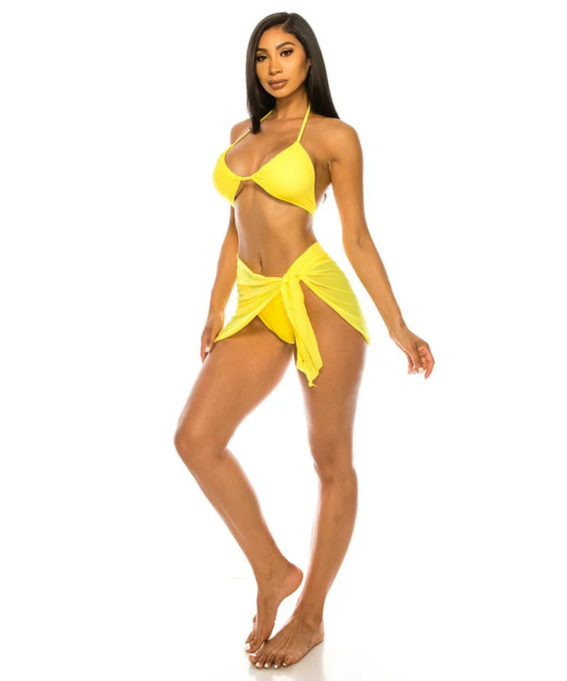 Three Piece Swimwear Set - Women's 