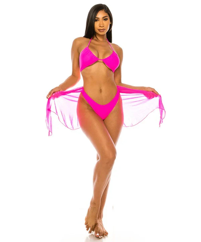 Three Piece Swimwear Set - Women's 